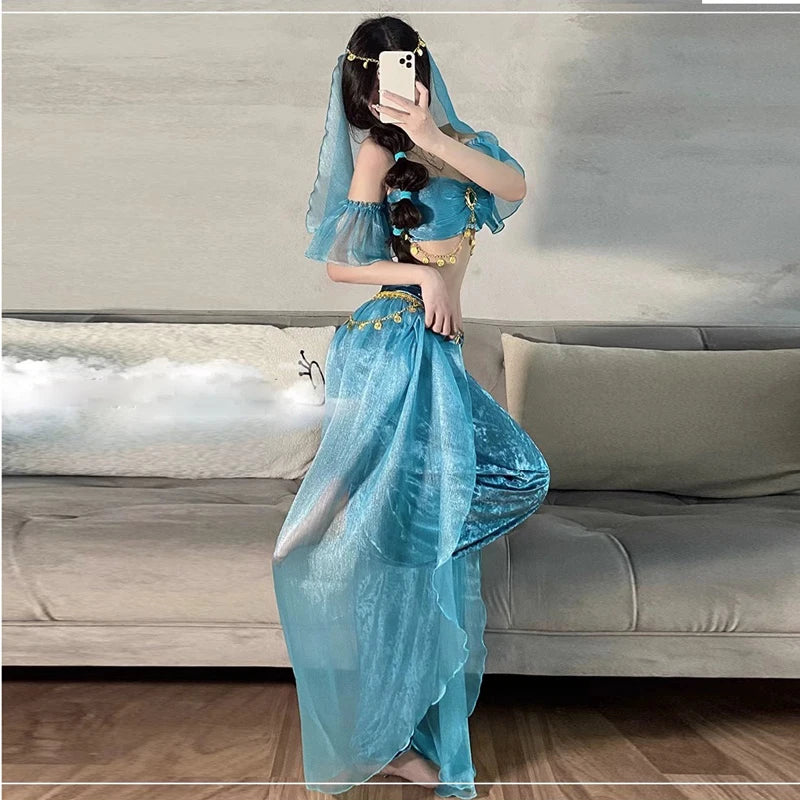 Arabian Princess Costume for Indian Dance and Cosplay