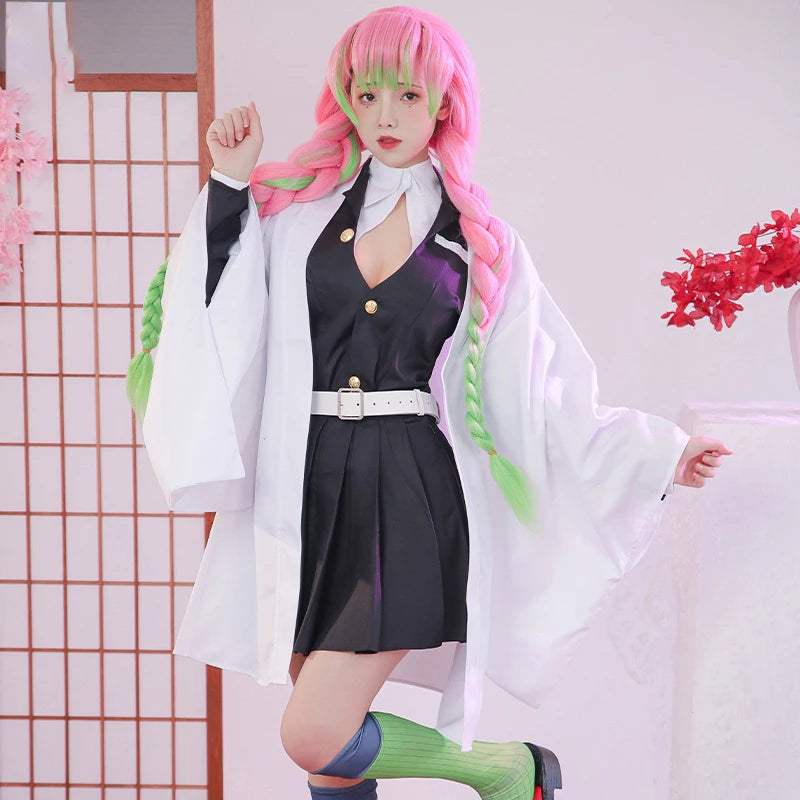 Mitsuri Kanroji Cosplay Costume - Demon Slayer Full Set - Image 19