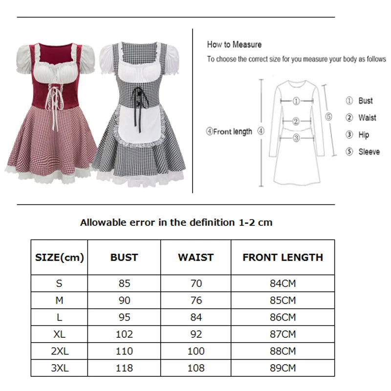 Multicolor Oktoberfest Wench Costume for Festive Parties - Image 13