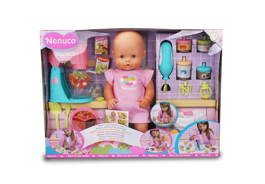  Nenuco Sara - Soft Baby Doll with 11 Real Life Functions,  Bottle, 9 Baby Accessories, 16 Doll : Toys & Games