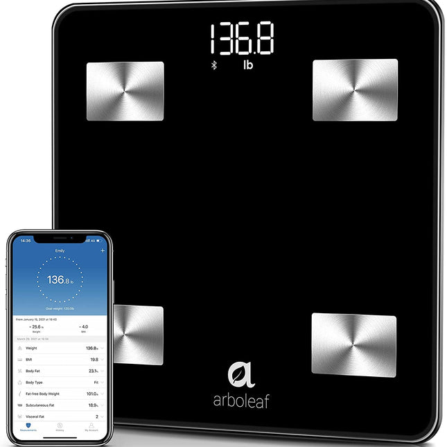 Arboleaf CS20A WiFi and Bluetooth smart body composition scale