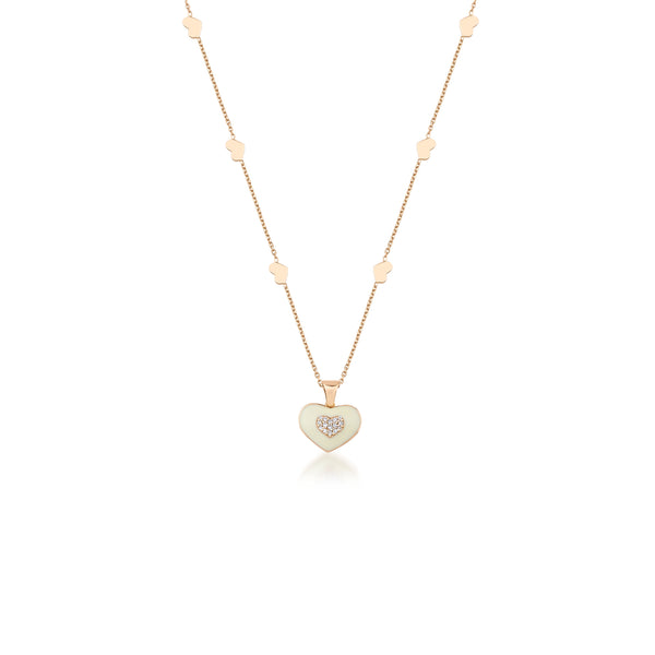 Embellished Heart Necklace