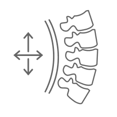 4-Way Built-in Adjustable Lumbar Support
