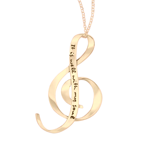 14K Gold Blessed Assurance Necklace