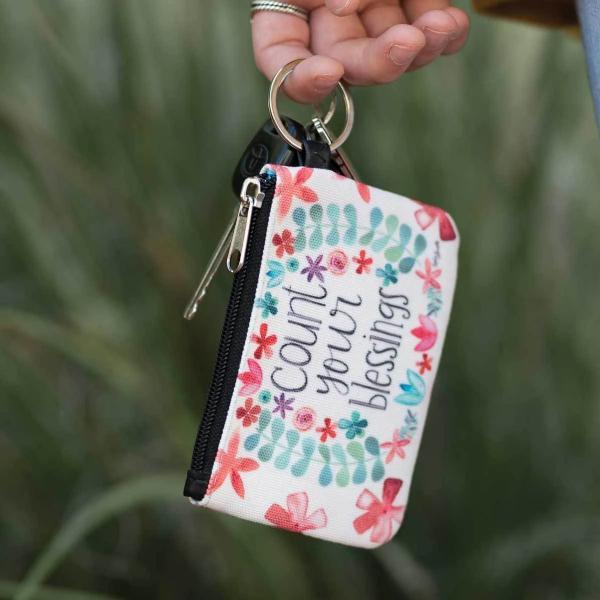 Essentials & ID Holder Keychain Wallet – The Just Because Gift Company