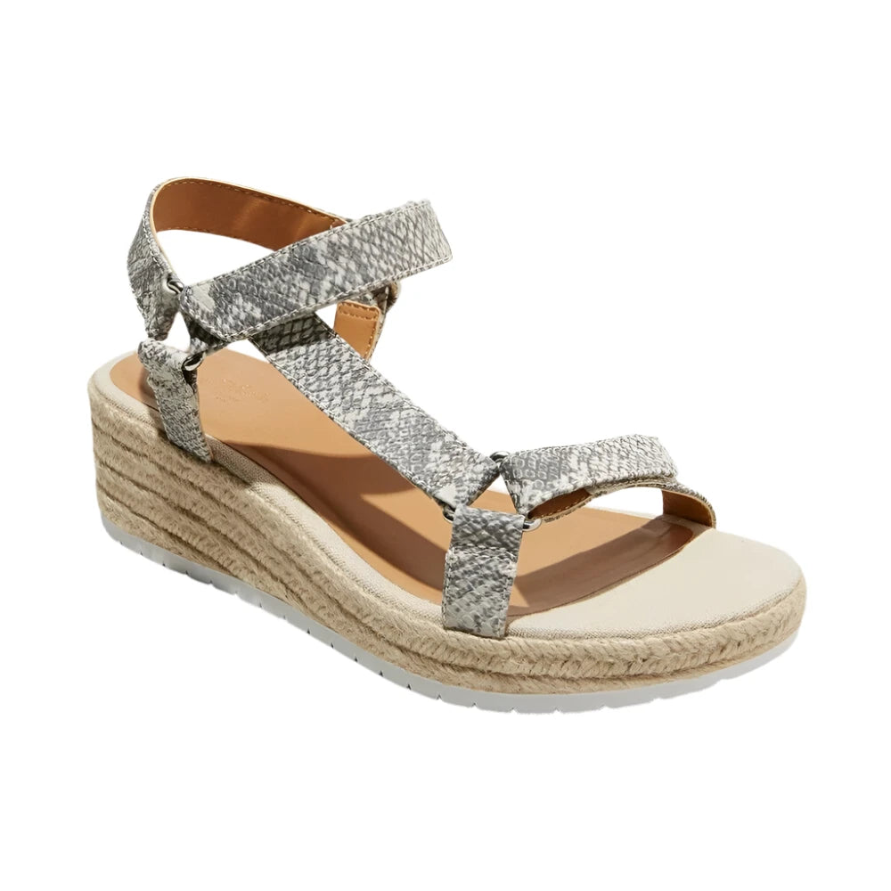 UniversalThreadSnakePrintBreePlatformSandal