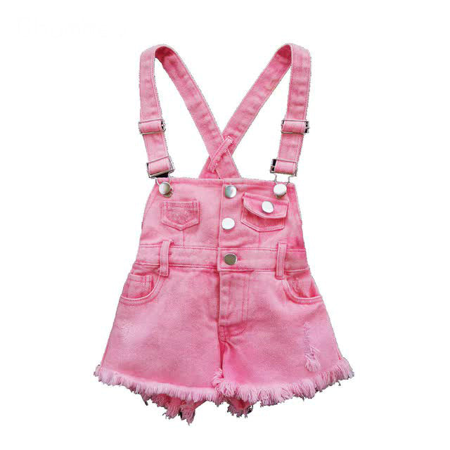baby pink dungarees