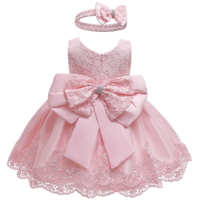 baby girl pink party dress