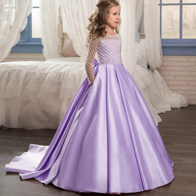 purple dress for 4 year old