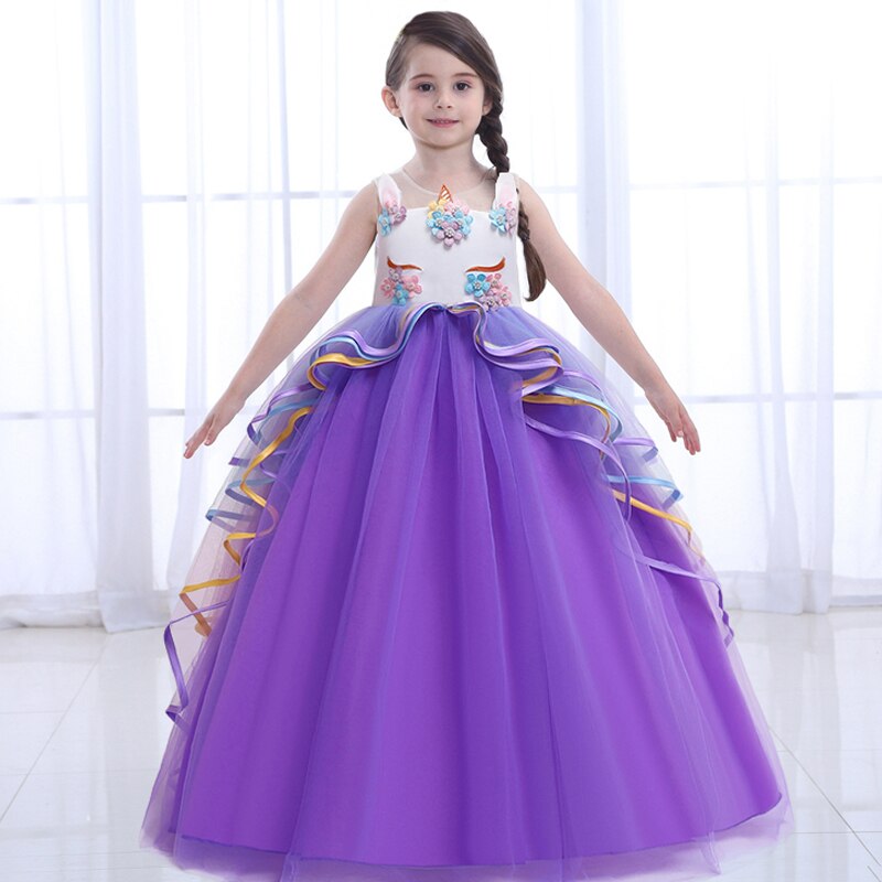 Purple unicorn dress for girls 5-16 years - Fabulous Bargains Galore