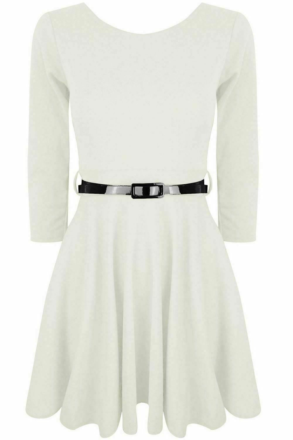 plain white dress cheap