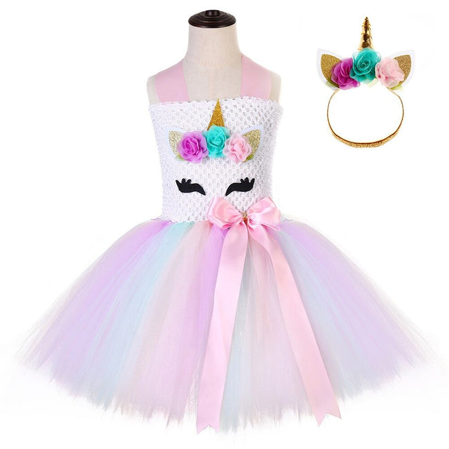 unicorn dress for 3 year old