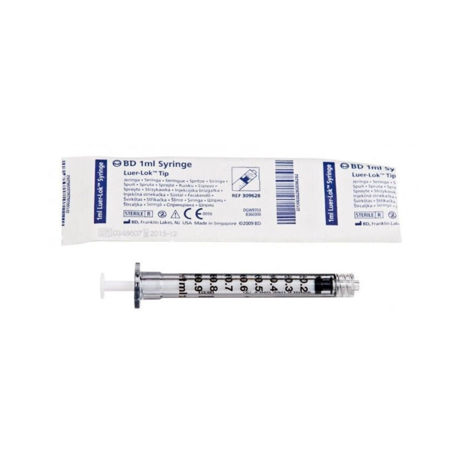 SOL-M 5cc Luer Lock Syringe Only - Box of 100