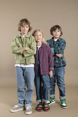Three worker jackets Azala for kids.