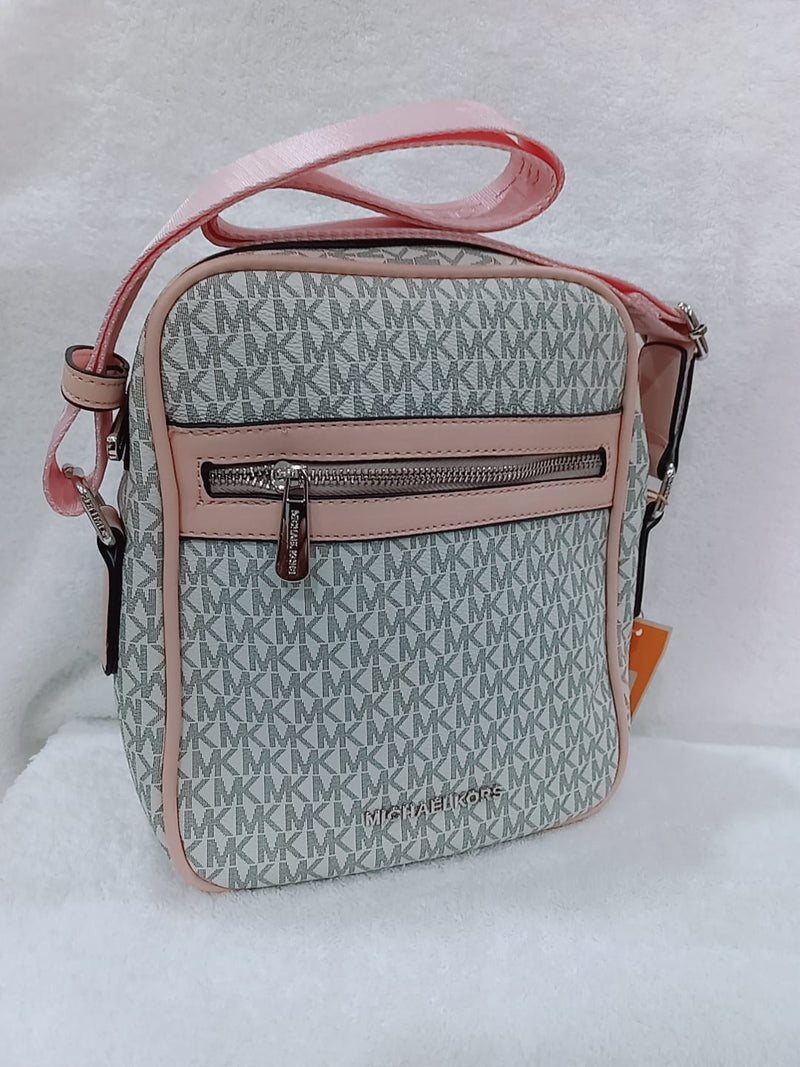 BOLSO PARA DAMA MICHAEL KORS COLOR BLANCO CORREA ROSA | Zona Libre