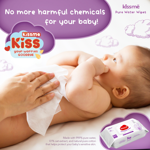 Pure Water Wipes - Gentle for Babies