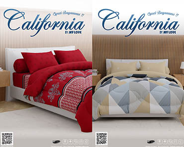 Kelebihan Sprei California: pilihan motif