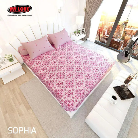 Sprei My Love Fitted - Sophia - My Love Bedcover