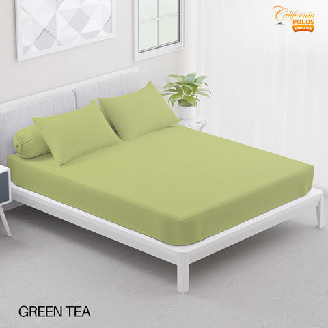 Sprei California Polos Fitted - Green Tea