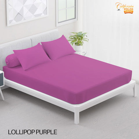 Sprei California Polos Fitted - Lollipop Purple