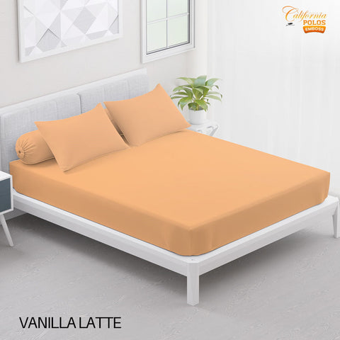 Sprei California Polos Fitted - Vanilla Latte