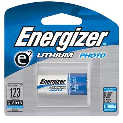 Pack 10 Pilas Energizer CR123A