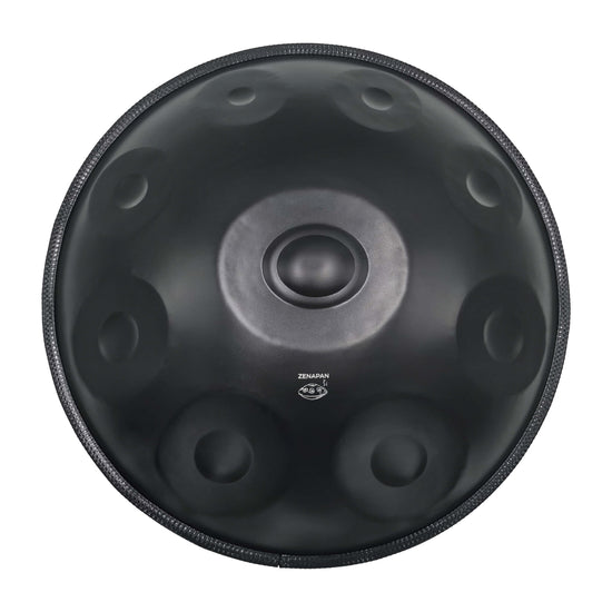 menu Plagen Hysterisch Handpan zwart 9 noten - D Mineur - 432hz en 440hz