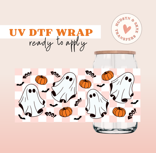 Ghost Boo's UV DTF Cup Wrap