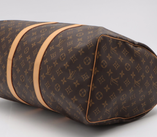 Authentic Louis Vuitton Monogram Keepall 55 Bandoliere Travel Bag F/S DHL  EMS