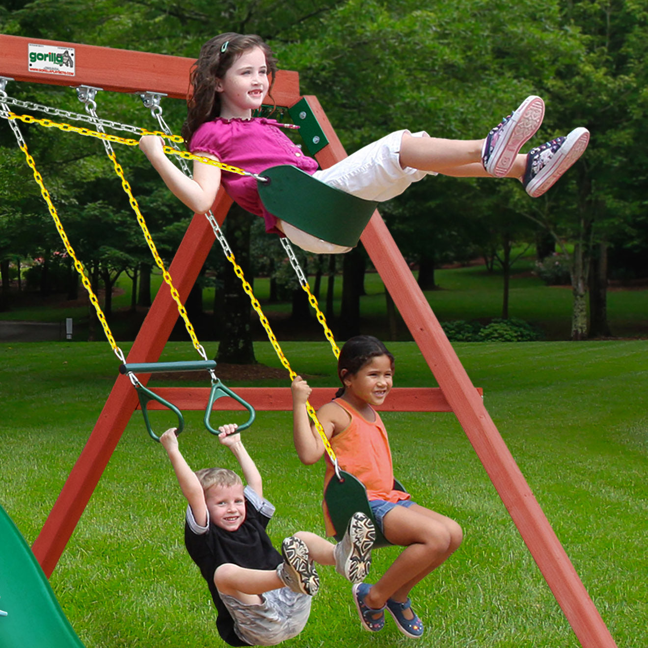 double down swing set