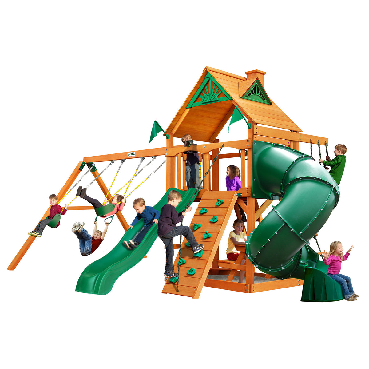 gorilla playsets avalon wood swing set