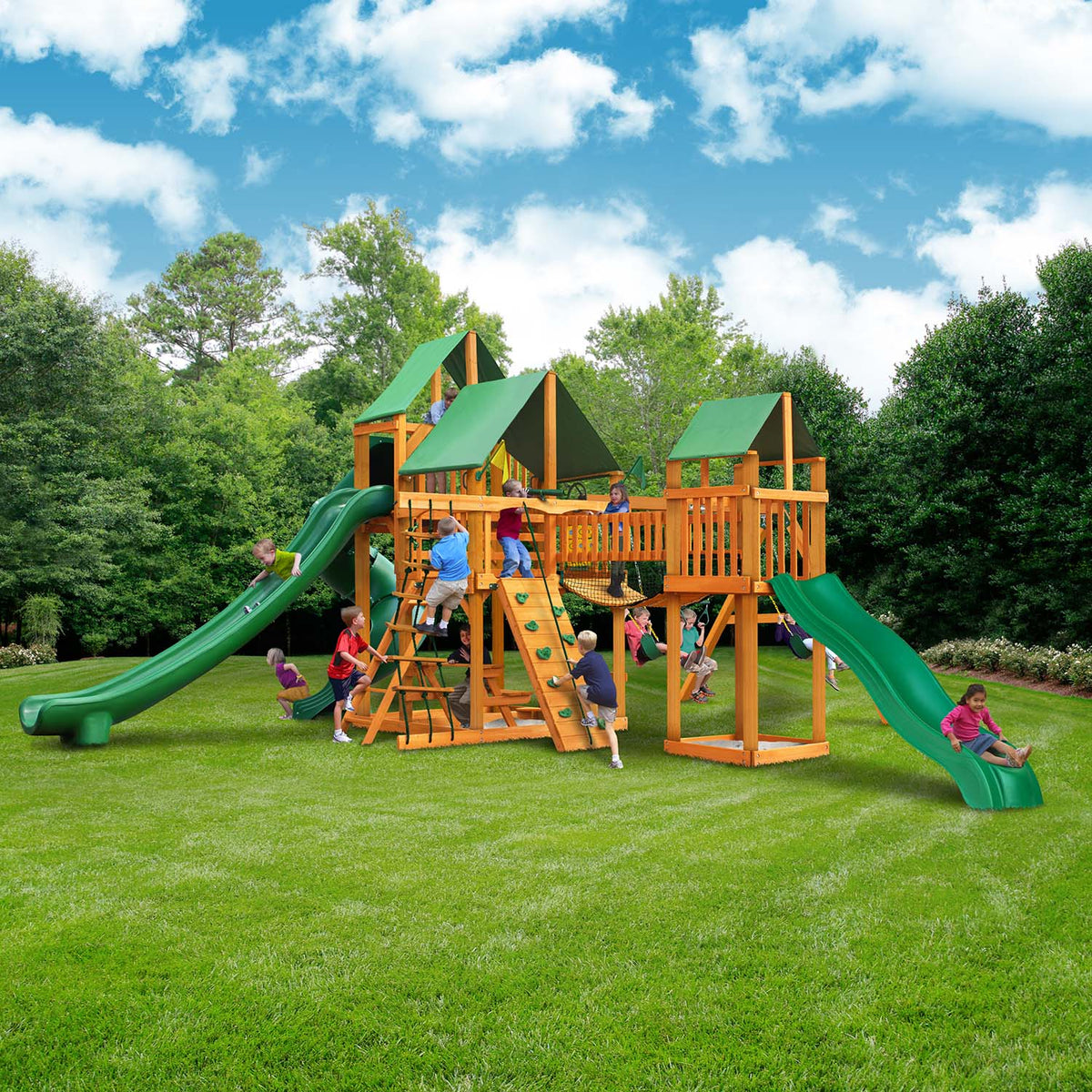 gorilla playsets avalon wood swing set