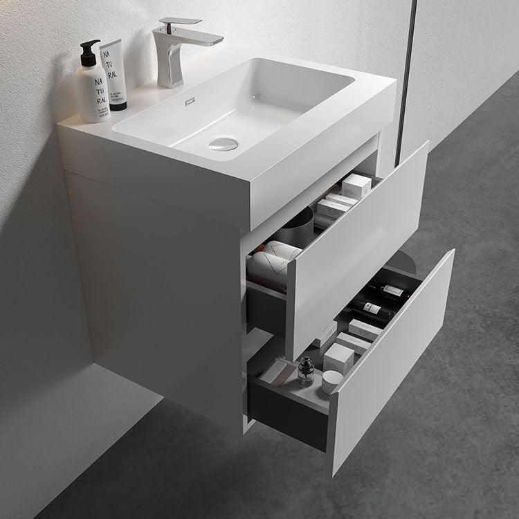 modern white bathroom vanity