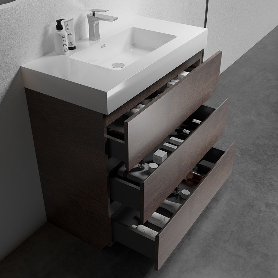 teak wood bathroom vanity