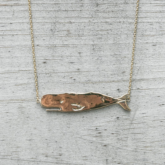 Fish Hook Necklace, Jewel In the Sea