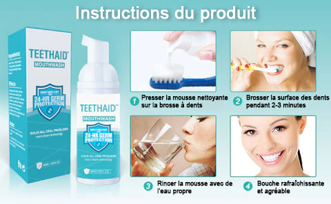 Diasimle™ Mousse Blanchissante Super Pure à base de Plantes pour la Réparation des Dents et de la Bouche