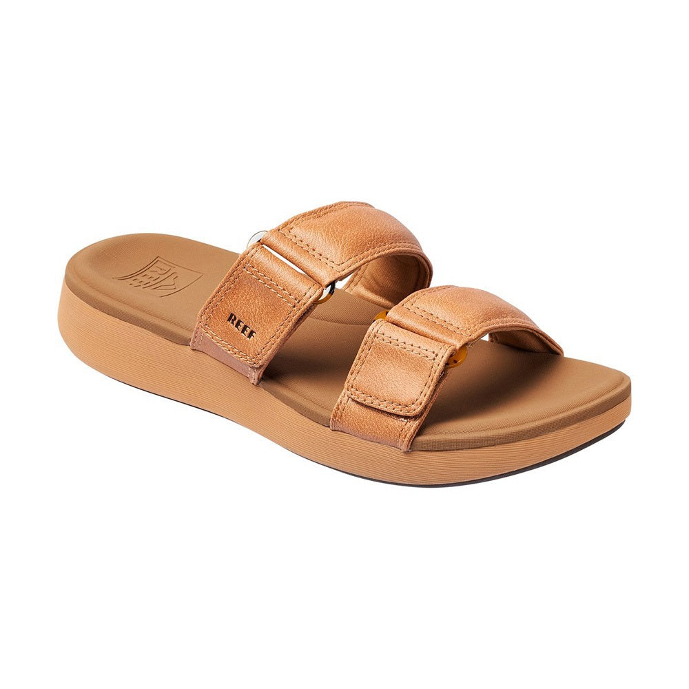 REEF Women Cushion Cloud Roa Slides - White/Tan – Reef SG