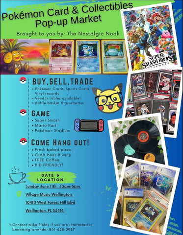 Pokemon Card Show Flyer