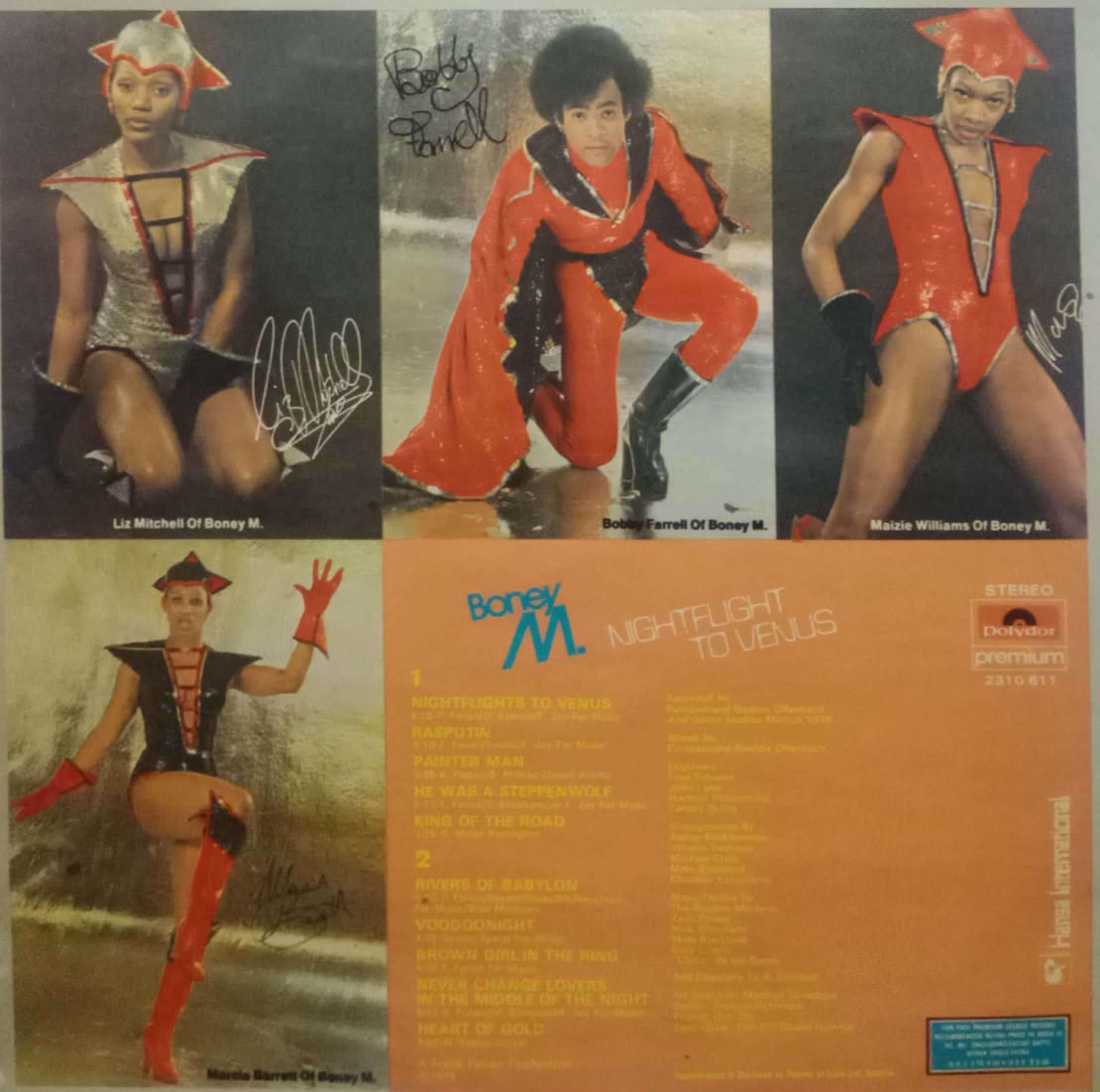 BONEY M NIGHTFLIGHT TO VENUS - English Vinyl LP