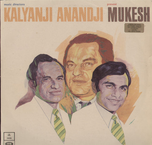 Kalyanji Anandji Present Mukesh Compilations Vinyl LP