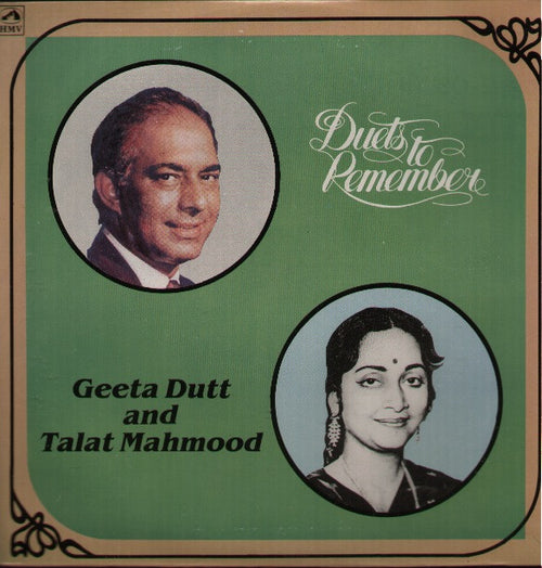 Geeta Dutt & Talat Mahmood - Duets to remember - Compilations Vinyl LP