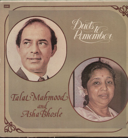 Asha Bhosle & Talat Mahmood Duets Compilations Vinyl LP