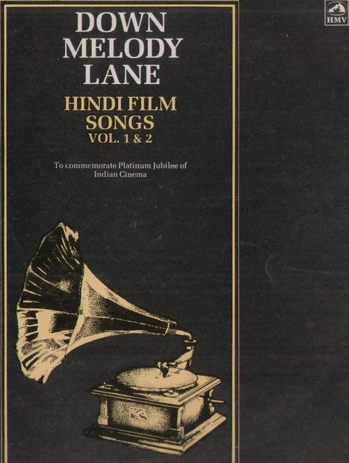 Down Melody Lane - Hindi Film Songs Vol. 1 & 2 Compilations Vinyl LP