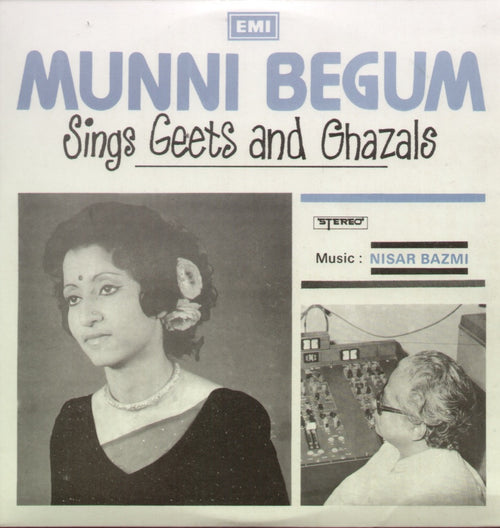 Munni Begum sings geets & ghazals Bollywood Vinyl LP