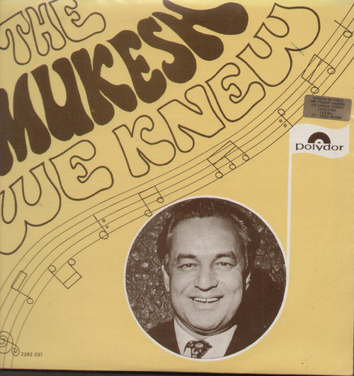 The Mukesh we knew Compilations Vinyl LP