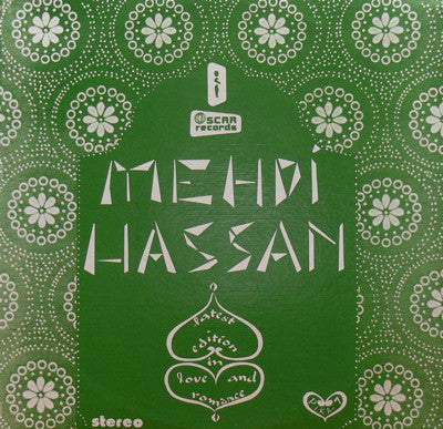Mehdi Hassan - Romance and Love - Ghazal Vinyl LP