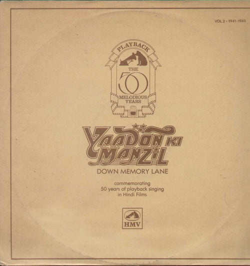 Yaadon Ki Manzil Hindi LP - Vol. 2 - Compilations Vinyl LP