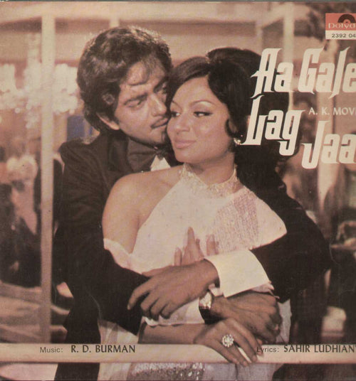 Aa Gale Lag jaa 1973 Hindi Bollywood Vinyl LP