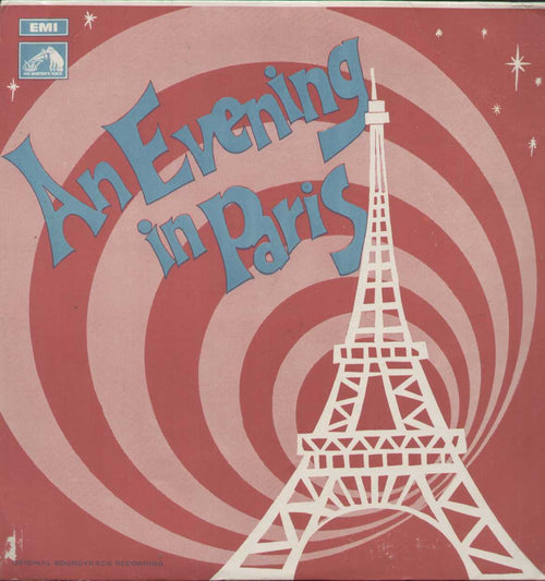 An Evening In Paris 1960 Hindi Bollywood Vinyl LP- First Press