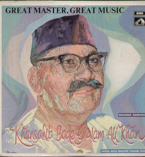 Great Master, Great Music. Ustad Bade Ghulam Ali Khan Classical Vinyl LP- First Press